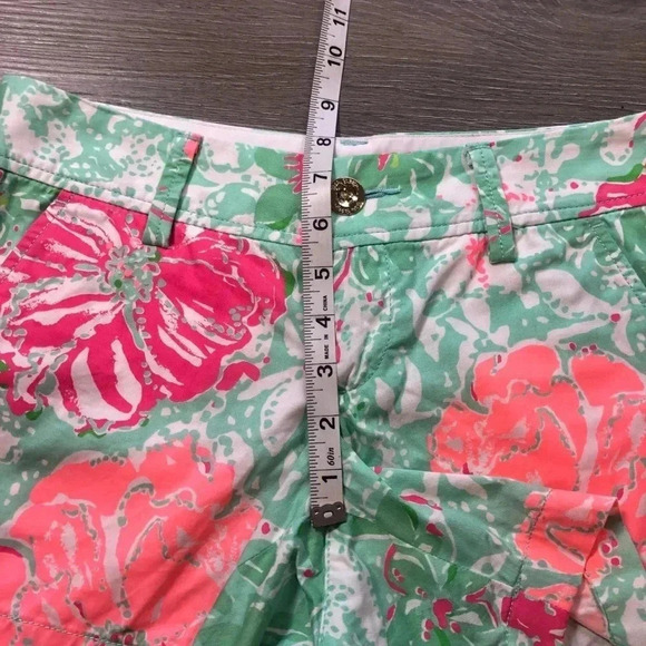 Lilly Pulitzer The Callahan Short Poolside Beach Walk Blue Size 00 - Picture 8 of 12